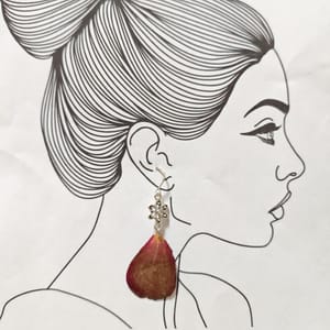Cercei Petala Trandafir - Thumbnail 4